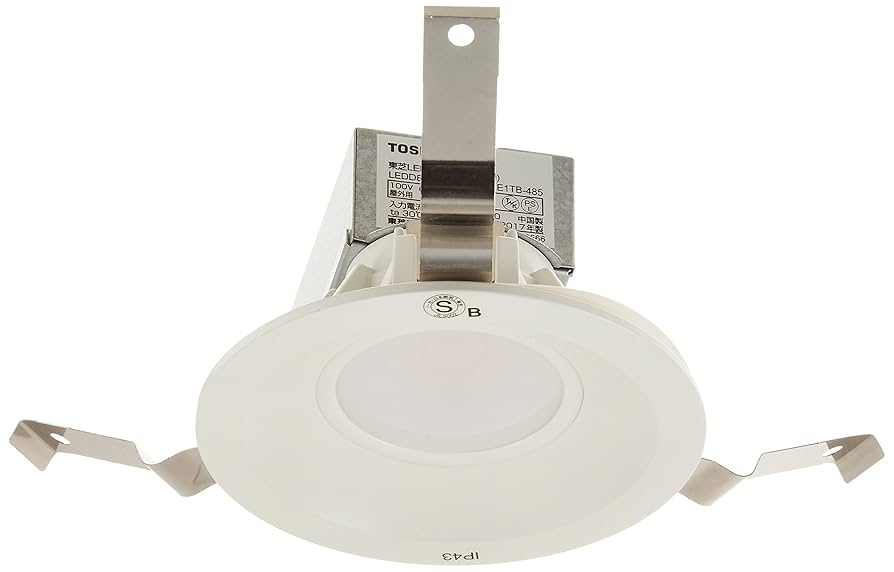 (未使用･未開封品)　東芝ライテック LED一体形 高気密SB形ダウンライト 調光タイプ 電球色 100W 埋込穴125 バージンホワイト kmdlckf Amazon.co.jp: 東芝ライテック LED一体形 高気密SB形ダウン